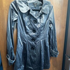 VINTAGE Y2K A. Byer Women's Gray Trench Coat